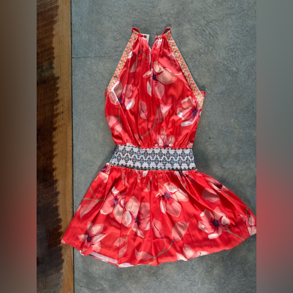 Ramy Brooke Floral Halter Neck Dress - Picture 7 of 13